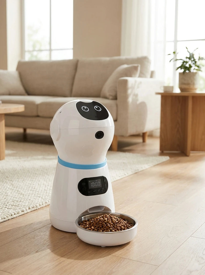 robot pet automatic feeder