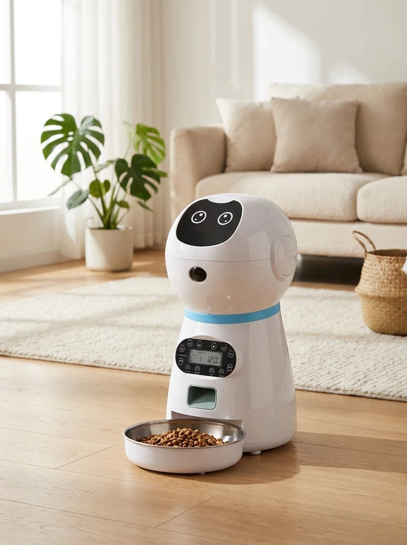 robot pet automatic feeder